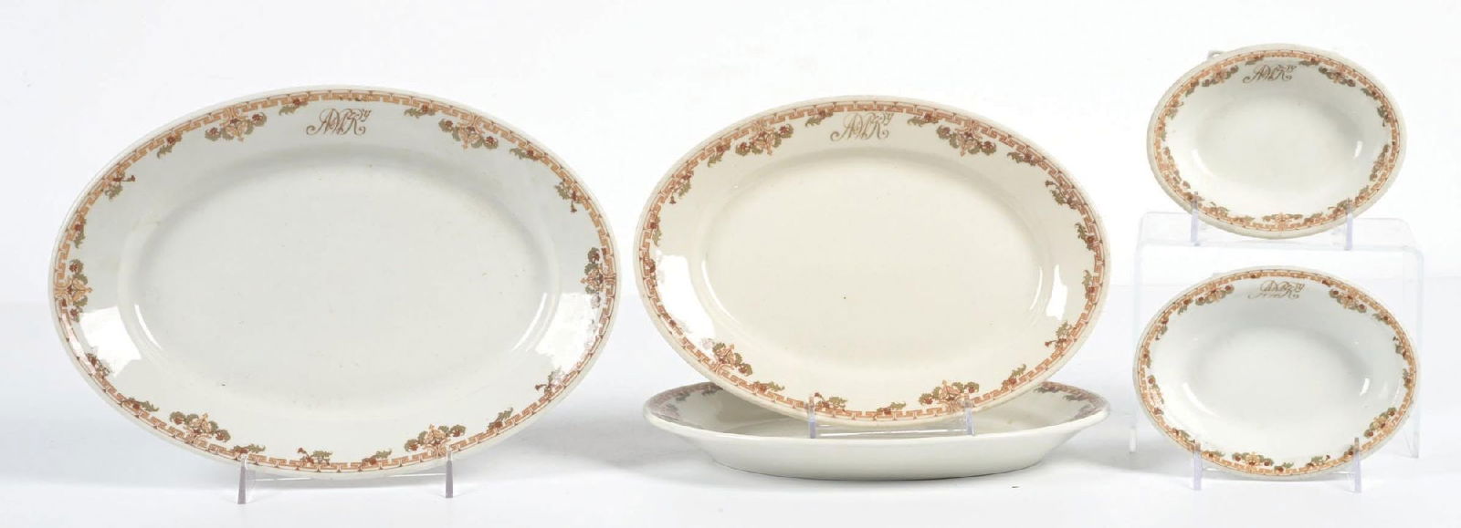 LOT OF 5 N&W DINING CAR CHINA (1 of 6)