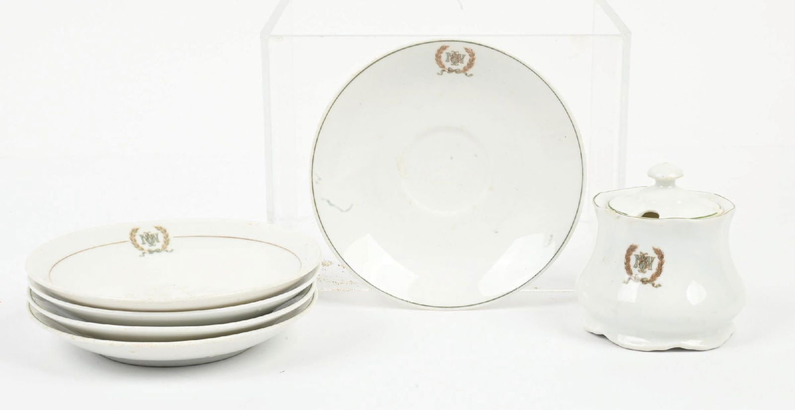 LOT OF 6 N&W DINING CAR ITEMS (1 of 4)