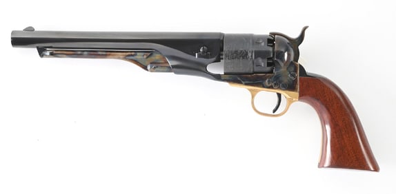 (A) CIMMARON ARMS MODEL 1860 ARMY PERCUSSION REVOLVER.