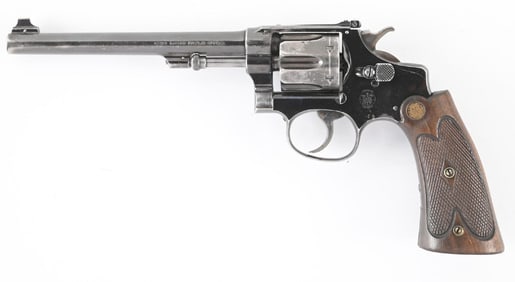 (C) SCARCE SMITH & WESSON 1ST SHIPMENT BEKEART MODEL 22/32 DOUBLE ACTION REVOLVER.