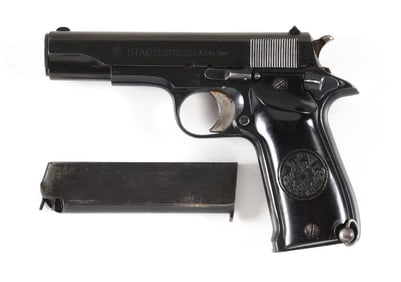(C) SPANISH AIR FORCE STAR MODEL S .380 ACP SEMI-AUTOMATIC PISTOL WITH BOX.