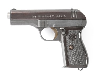 (C) GERMAN PROOFED CZ 27 SEMI-AUTOMATIC PISTOL.
