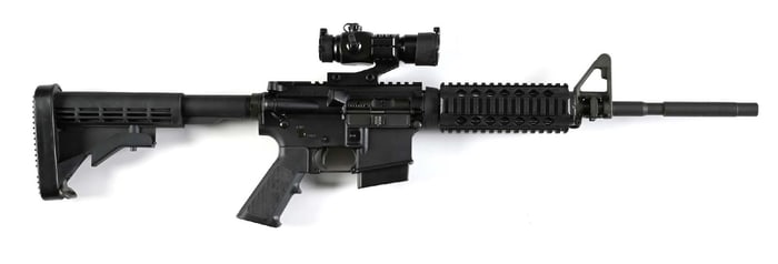 (M) COLT MATCH TARGET M4 CARBINE .223 REMINGTON SEMI-AUTOMATIC RIFLE.