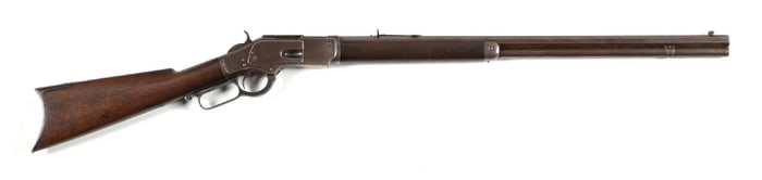 (A) WINCHESTER 2ND MODEL SPECIAL ORDER 1873 LEVER ACTION RIFLE.