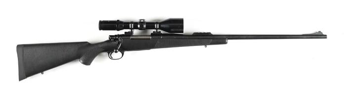 (M) CUSTOM ENGLISH INTERARMS MARK X MAUSER BOLT ACTION RIFLE.