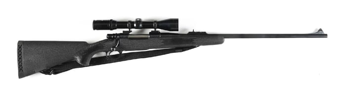 (M) ENGLISH INTERARMS MARK X BOLT ACTION RIFLE.