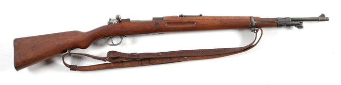 (C) FABRICA DE ARMAS LA CORUNA M43 SPANISH MAUSER BOLT ACTION RIFLE.