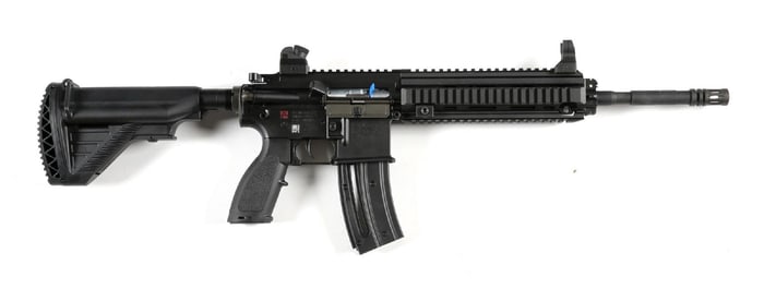 (M) HECKLER & KOCH MODEL 416 .22 LR SEMI-AUTOMATIC RIFLE.