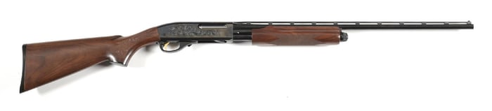 (M) DELUXE REMINGTON MODEL 870 WINGMASTER .410 SLIDE ACTION SHOTGUN.