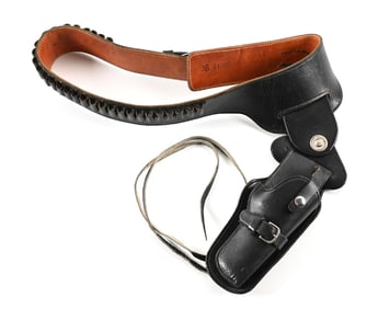 ORIGINAL HEISER HOLSTER WITH AN ABERCROMBIE & FITCH RETAIL BOX.