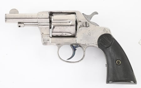 (A) COLT NEW ARMY AND NAVY .41 COLT DOUBLE ACTION REVOLVER.