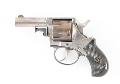 (A) FOREHAND AND WADSWORTH BRITISH BULLDOG REVOLVER.