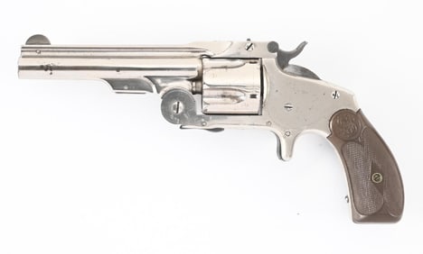 (A) SMITH & WESSON 1ST MODEL BABY RUSSIAN SINGLE ACTION REVOLVER.