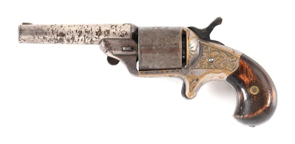 (A) WILLIAMSON'S PATENT TEATFIRE REVOLVER WITH HOOK EXTRACTOR