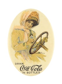 FANTASTIC 1911 COCA-COLA POCKET MIRROR