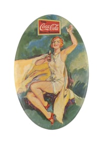 OUTSTANDING 1931 COCA-COLA POCKET MIRROR