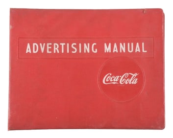 LARGE COCA-COLA ADVERTISING MANUAL