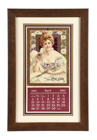1903 COCA-COLA CALENDAR W/ HILDA CLARK GRAPHIC