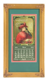 1908 COCA-COLA CALENDAR W/ WOMAN GRAPHIC