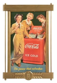 COCA-COLA POSTER W/ WOMEN GRAPHIC