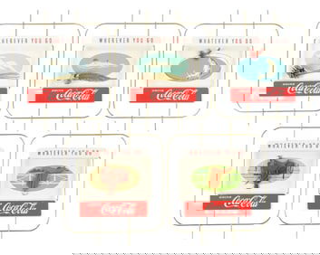 COLLECTION OF 5 COCA-COLA "WHEREVER YOU GO" FESTOON DISPLAYS