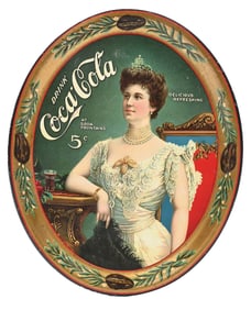 1905 COCA-COLA SERVING TRAY