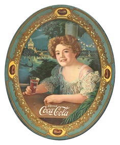 1909 COCA-COLA SERVING TRAY