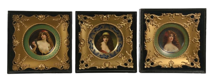 COLLECTION OF 3 COCA-COLA VIENNA ART PLATES