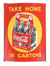 COCA-COLA STRING HOLDER W/ SIX-PACK GRAPHIC