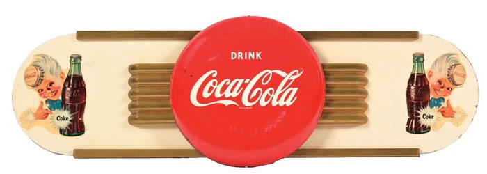 COCA-COLA SIGN W/ SPRITE BOY GRAPHIC