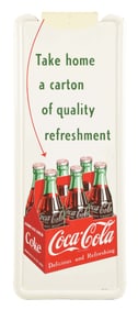 COCA-COLA TAKE HOME A CARTON PILASTER SIGN