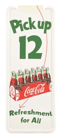 COCA-COLA PICK UP 12 PILASTER SIGN