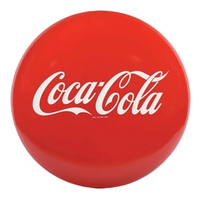 COCA-COLA BUTTON SIGN