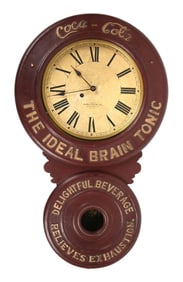 COCA-COLA "THE IDEAL BRAIN TONIC" BAIRD CLOCK
