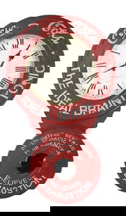 COCA-COLA "THE IDEAL BRAIN TONIC" CLOCK: A nice example of this Baird-style clock from Coca-Cola featuring the script logo and the "Ideal Brain Tonic" tagline. This clock is a more recently produced example- probably from the last forty year