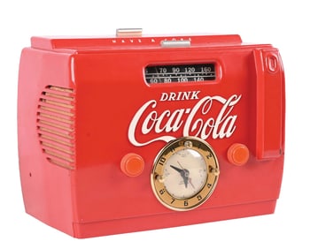 COCA-COLA RADIO W/ CLOCK