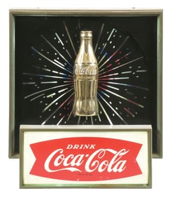 COCA-COLA STARBURST LIGHT-UP SIGN