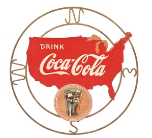 COCA-COLA KAY DISPLAY AMERICA SIGN