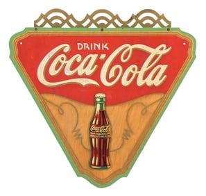 KAY DISPLAY COCA-COLA TRIANGLE SIGN
