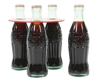 COCA-COLA STACKING BOTTLE DISPLAY W/ DISPLAY BOTTLES