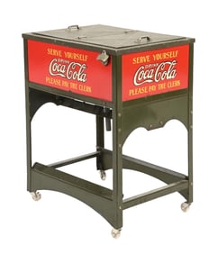 COCA-COLA GLASSCOCK SALESMAN SAMPLE COOLER