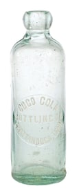 COCO-COLA BOTTLING CO CHATTANOOGA, TENN EMBOSSED CLEAR GLASS BOTTLE