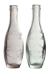 COLLECTION OF 2 COCA-COLA BOTTLES