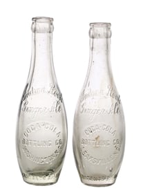 COLLECTION OF 2 EARLY 20TH CENTURY COCA-COLA BOTTLES