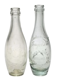 COLLECTION OF 2 COCA-COLA TEN PIN BOTTLES