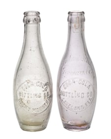 COLLECTION OF 2 COCA-COLA TEN PIN BOTTLES