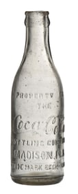COCA-COLA MADISON, FL. GLASS BOTTLE