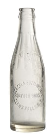 COCA-COLA GLEN FALLS, N.Y. GLASS BOTTLE