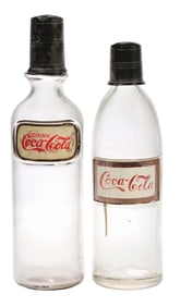 COLLECTION OF 2 COCA-COLA SYRUP BOTTLES