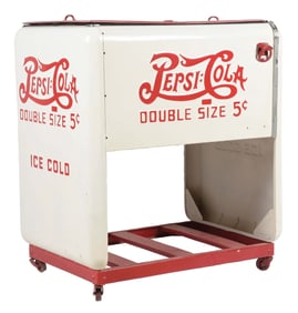 PEPSI-COLA DOUBLE-DOOR COOLER